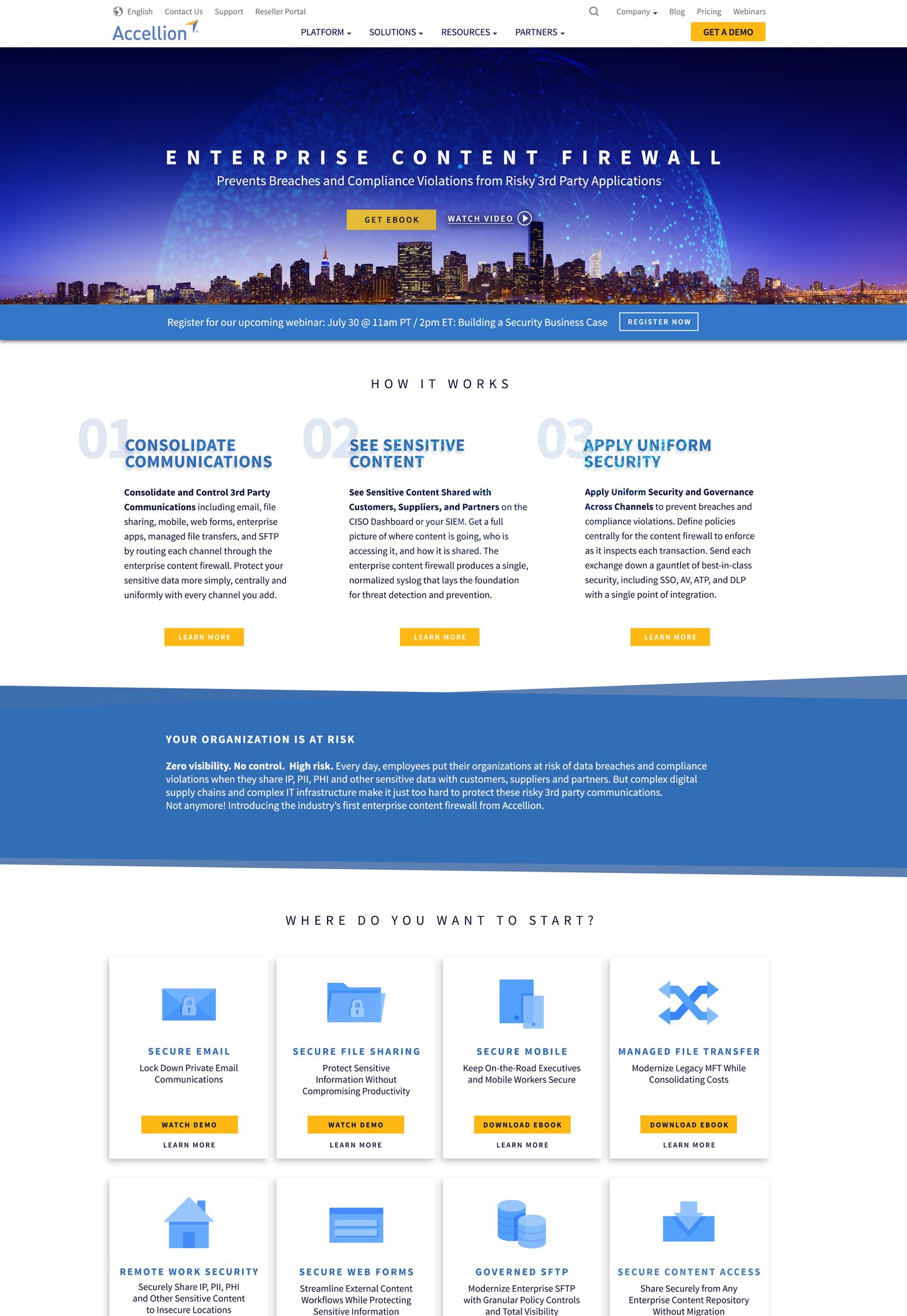 The homepage redesign, full page