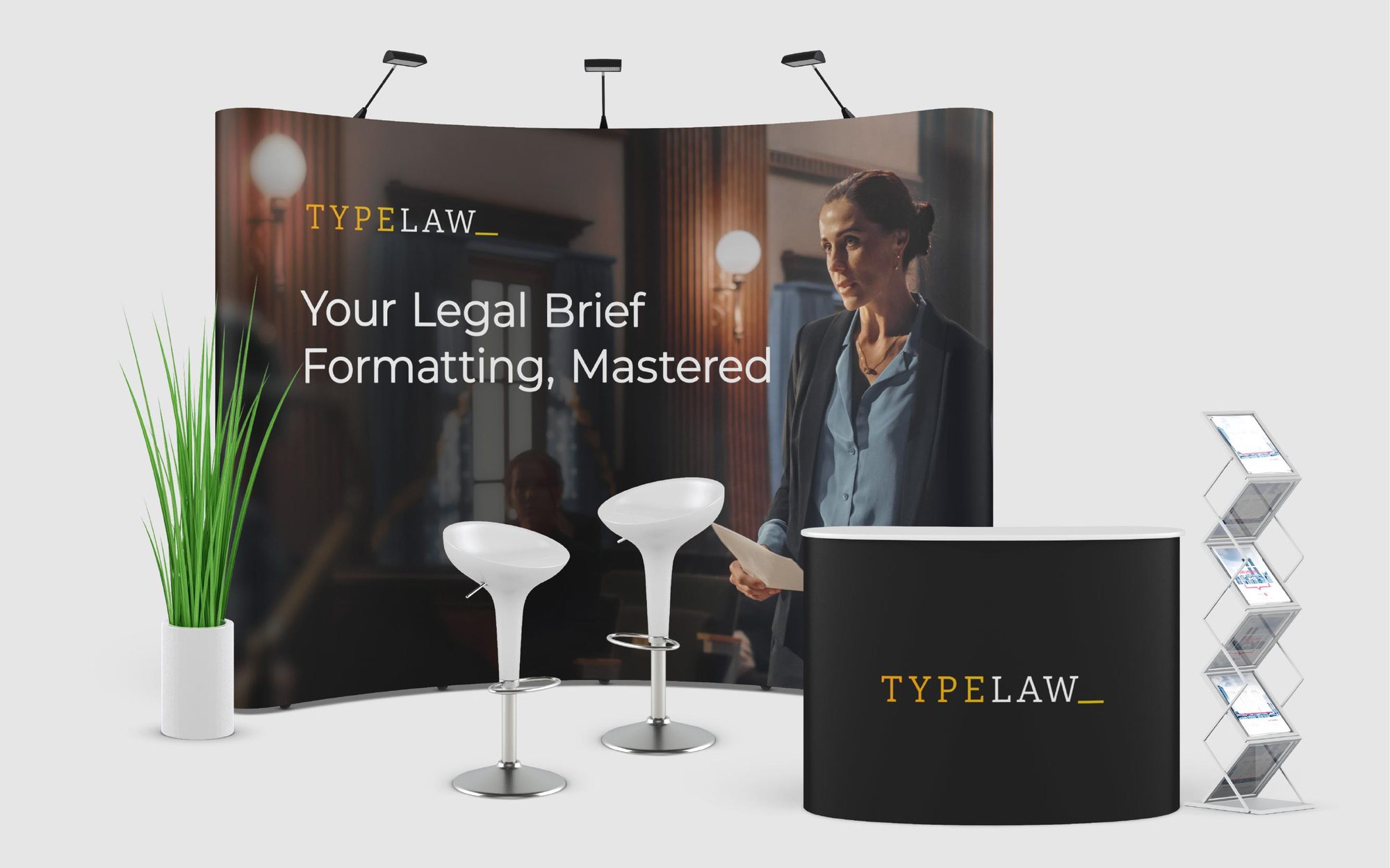 TypeLaw conference booth